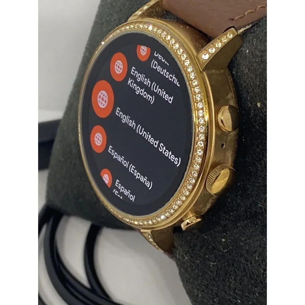 Fossil Gen 4 Authentic Digital Dial Smart Watch Custom Band FTW6011 AB579